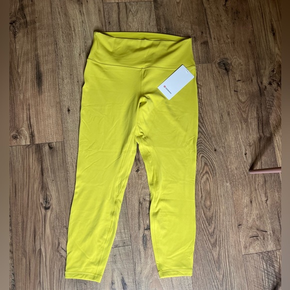 Lululemon Align HR 25” yellow legging pant size 12 - Picture 3 of 5